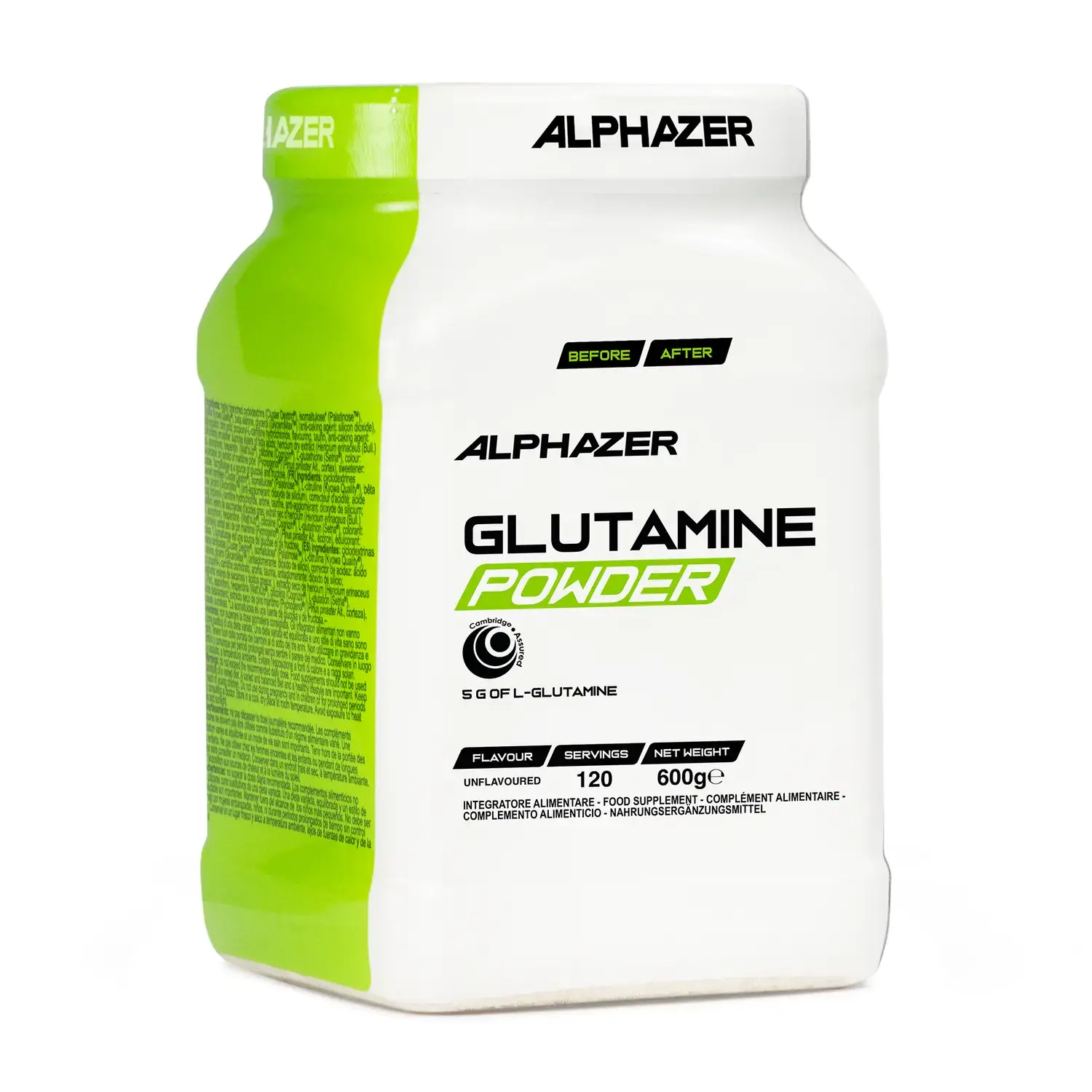 Glutamine Powder Cambridge Assured 600 grammi